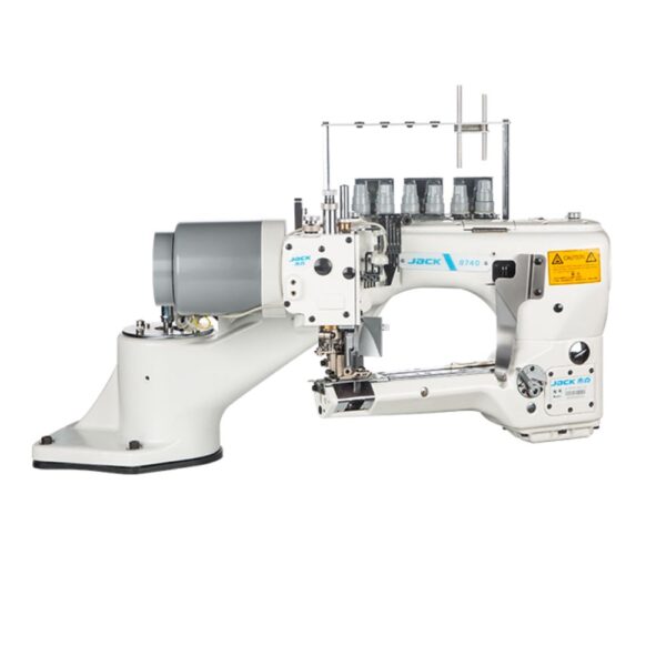 JK-8740C JACK 4 NEEDLE 6 THREAD FEED OF ARM MACHINE